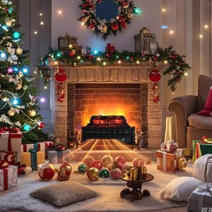 Chimenea Eléctrica de Cuarzo con Tecnología Infrarroja de 23 Pulgadas, con Llama Ajustable y Diseño de Leña de Pino, para Uso Doméstico - Product Image 2