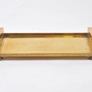 Elegant <b>Warm</b> Toned Steel Serving <b>Tray</b> for Hotels and Cafes Food Serving Steel <b>Tray</b> with Smooth Finish - Product Image 5