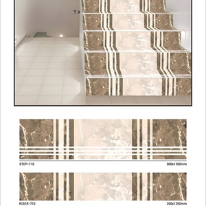Vistaar Matt Finish Step 120x30cm Riser 120x20cm Carreaux d'escalier en porcelaine antidérapants de 11mm d'épaisseur - Product Image 1
