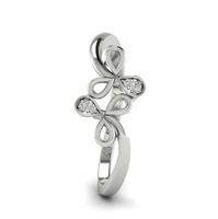 Cincin Tunangan Berlian Emas Elegan Terlaris Minimalis 14K untuk Pemakaian Sehari-hari dengan Harga Terbaik
