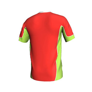เสื้อเจอร์ซีย์ระดับพรีเมียม-เสื้อเจอร์ซีย์แขนสั้นระบายอากาศได้ดีสำหรับฤดูร้อน ขนาดพลัสไซส์ สำหรับเล่นกีฬาและใช้ในทีม - Product Image 3