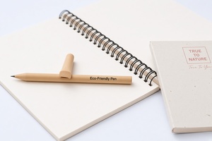 Custom Digital Printing Hardcover Journal Notebook Spiral Bound Writing Book Film Lamination <b>Seed</b> <b>Paper</b> Cover for Brand - Product Image 3