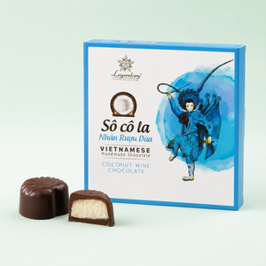 Cajas de Regalo de Chocolate Negro con Vino de Coco de Vietnam, Chocolate al por Mayor para Artículos de Regalo con Empaque Personalizado - Product Image 4