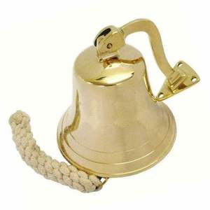 Handcrafted Antique Brass Bell Vintage Hanging <b>Temple</b> for <b>Home</b> Decor Meditation Garden Decor - Product Image 2