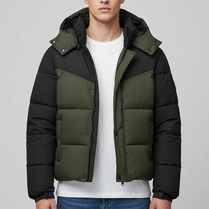 Chaqueta de Invierno Acolchada de Lona Personalizada al por Mayor 2026, Chaqueta de Alta Gama para Hombre, Impermeable, Resistente al Viento y Transpirable - Product Image 5