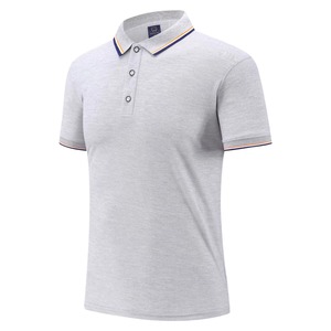 Maillot de golf personnalisé pour homme à manches courtes, en tissu tricoté soie/coton avec motif imprimé, pour votre propre marque - Product Image 3
