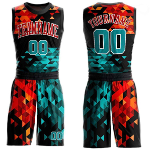 OEM 2026 Gradient Basketball Uniform Set for Kids & Youth 23# Sports T-Shirt Jersey <b>Boys</b> & Girls Summer Season-Size 6-16 Years - Product Image 1
