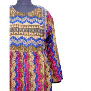 ชุดเดรสทรงเอพิมพ์ลายดอกไม้สไตล์วินเทจผ้าฝ้าย 100% สำหรับใส่ลำลองและสาวออฟฟิศมั่นใจในตัวเอง เป็นมิตรต่อสิ่งแวดล้อมและสวมใส่ได้ทุกวัน - Product Image 3