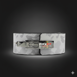 Ceinture de musculation professionnelle Rexfit Sports en cuir de vachette réglable et antidérapante pour la musculation et le powerlifting - Product Image 1