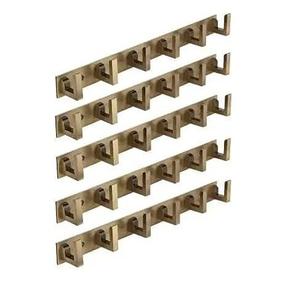 Porte-serviettes mural extra long en laiton antique, robuste, pour salle de bain - Product Image 1