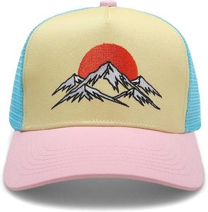 Casquette de baseball en nylon personnalisable avec logo, vente en gros, réglable, sportive, 6 panneaux, broderie promotionnelle, unisexe, style trucker, motif Argyle, respirante - Product Image 5