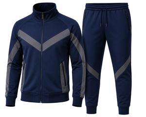Trajes Deportivos de Alta Calidad a la Moda para Hombre, Corte Ajustado, Combinación de Colores, Traje Deportivo Masculino para Entrenamiento - Product Image 4