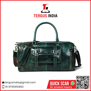 Bolsa de Viaje de Fin de Semana Unisex de Cuero, Bolsa Ecológica de Gran Capacidad Personalizada de Alta Calidad - Product Image 2