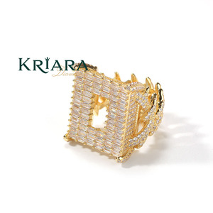 Bague en argent 925 avec diamant de laboratoire taille baguette couleur D, bijoux de luxe pour femme, idéale pour mariage - Product Image 2