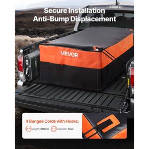 Heavy Duty Waterproof 840D PVC Truck <b>Bed</b> Cargo <b>Bag</b> 51.18 X 40.16 X 21.85 (26 Cu. Ft) 51.18 X 40.16 X 21.85 (26 Cu. Ft) Truck <b>Bed</b> - Product Image 4