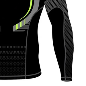 Camiseta de Manga Larga para Hombre, Corte Ajustado, Algodón, Estilo Raglán, Lisa, para Gimnasio - Product Image 3