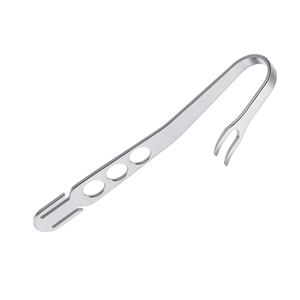 High Quality Curved Bone Lever Knee Retractor 240 mm Length 9.12 Blunt U Tip Hohmann Bone Surgery Hohmann Bone <b>Elevator</b> - Product Image 2