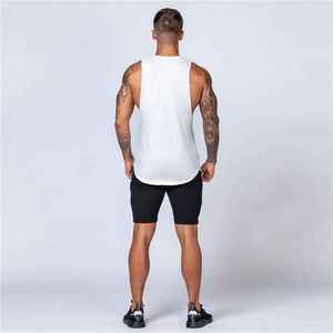 Best Selling Men's Tank Tops High Quality Knitted 100% Cotton Quick Dry Machine Washable Breathable Summer Collection - Product Image 1