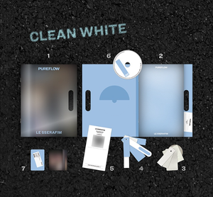 LE SSERAFIM [PUREFLOW]pt.1 (COMPACT ver) K-Pop Electronic Book (CD) Paper Plastic Material Korean Language All Ages - Product Image 6