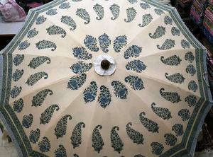 Sombrilla de Jardín Plegable de Algodón Hecha a Mano de 72 Pulgadas para Verano, Precio al por Mayor, Sombrilla Impresa, No se Aceptan Devoluciones - Product Image 3