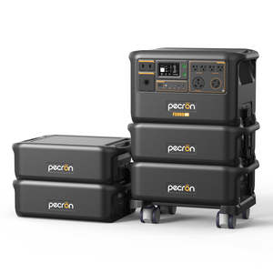PECRON F5000LFP 7200W 5120Wh 120V/240V Split Phase Whole Home <strong>Battery</strong> <strong>Backup</strong> 4 X 5120Wh Expandable LiFePO4 <strong>Battery</strong> Solar Car - Product Image 1