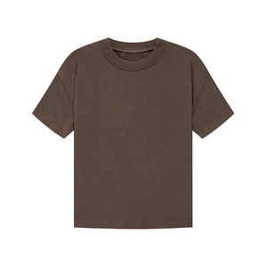 T-shirt à épaules tombantes grande taille, délavé à l'acide, style vintage, coupe ample et usée, à manches courtes, idéal pour les voyages - Product Image 3