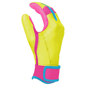 Gants de frappeur de baseball à manchette courte, en cuir premium, pour baseball et softball LBBSC-0011 - Product Image 3