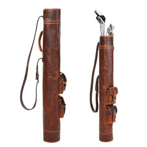 High Quality Lightweight Waterproof <b>Golf</b> Cart Bag with Large Capacity Handmade Leather <b>Golf</b> Bags For Online Sale - Product Image 1