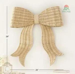 Décoration murale bohème tendance pour anniversaire d'enfant, nœud en rotin fantaisie, finition appliquée à la main, techniques de tissage anciennes, tapisserie élégante - Product Image 4