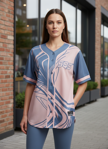 Maillot de baseball américain à séchage rapide 100 % polyester T-shirts pour hommes, femmes et enfants Maillot de sport vierge par sublimation Grandes tailles adultes - Product Image 2