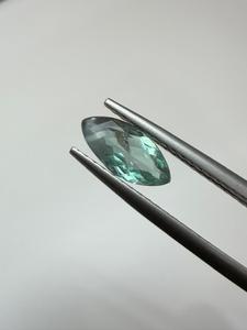 Alexandrite naturelle taille marquise, pierre précieuse non montée, 1,00 ct, 9,80x4,60 mm, vert turquoise, à facettes, à changement de couleur, pour collectionneur de pierres précieuses - Product Image 5
