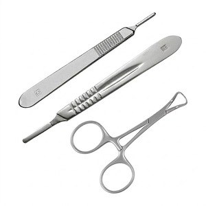 Juego de 17 Instrumentos Quirúrgicos de Podología Veterinaria de Alta Calidad, Kit de Instrumentos para el Cuidado de los Pies, Acero Inoxidable Alemán Reutilizable - Product Image 3