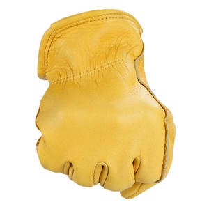 ถุงมือช่างขายดี หนังวัวแท้ ป้องกันมือสำหรับงานหนัก ถุงมือขับรถ - Product Image 4