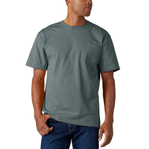 Camisetas de Hombre de Corte Cuadrado, Doble Capa, Color en Contraste, Fabricantes de Ropa, Camiseta Personalizada, Estilo Urbano, Camiseta de Moda - Product Image 3