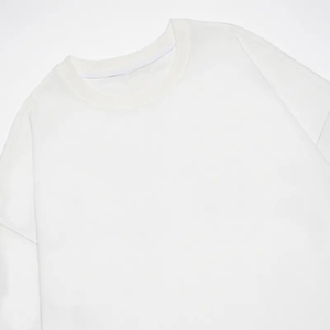 T-shirt Homme Oversize en Coton Blanc Imprimé avec Logo Personnalisé, Manches Courtes, Col Rond, Coupe Décontractée, Motif Lettres au Dos - Product Image 4