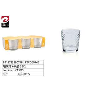 Luminarc - Vasos de Vidrio de 26 cl, Cristalería de Primera Calidad - Product Image 1