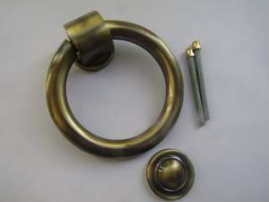 Battant de porte en laiton fini laiton avec fixation, battant de porte en laiton à monter sur porte, battant de porte en laiton sur mesure - Product Image 2