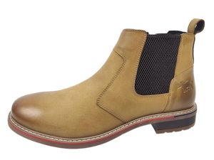 Botas Chelsea Dlords Grant Marrón de Cuero Genuino, Altura al Tobillo, Punta Redonda, Sin Cordones, Suela Exterior de TPR, Entresuela Acolchada de Piel de Oveja, Cómodas y Suaves - Product Image 5