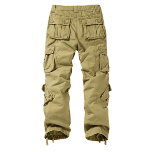 Pantalones Cargo Casuales de Lona 100% Algodón para Hombre, de Alta Calidad, con Logotipo Personalizado, Otoño 2024, 4 Bolsillos, Venta al Por Mayor - Product Image 4