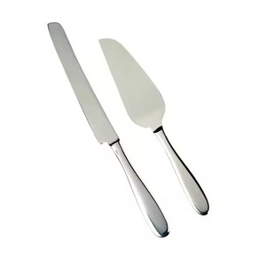 Luxury Metal Cake Server Set Stainless Steel Dessert Knife and Server Set Wedding Party Tableware - Product Image 4