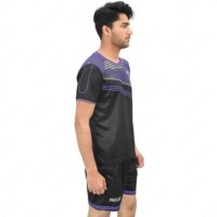 Ensemble d'uniformes de football pour adultes, personnalisés, sublimés, respirants, à séchage rapide, antibactériens, pour équipe de club