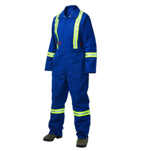 Overol de Trabajo Industrial NESTA SPORTS, Nuevo Estilo, 100% Algodón, Azul Oscuro, con Logotipo Personalizado - Product Image 6