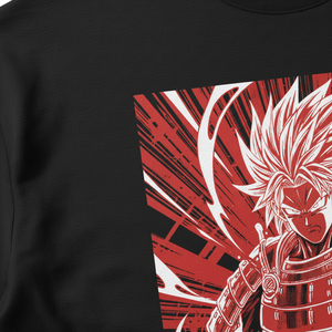 T-shirt décontracté pour homme à manches courtes, style américain rétro, imprimé dessin animé rouge, coupe ample, 180g, coton lisse, été - Product Image 3