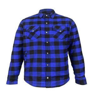 Chemise en flanelle unisexe 2026 Moto 100% coton, intérieur thermique, coutures renforcées, finition brossée, col montant, respirante, marque privée - Product Image 4
