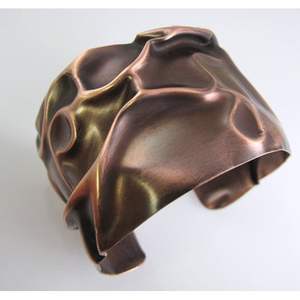 Accessoires de mode élégants en cristal antique, boutons de manchette et bracelets en laiton et en cuivre faits à la main - Product Image 2