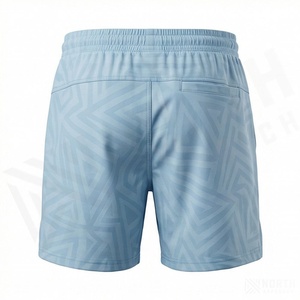 Shorts décontractés personnalisables, tissu en toile léger de haute qualité, séchage rapide, fermeture à cordon, vêtements de sport haut de gamme, vente en ligne - Product Image 2