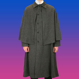 <b>Men's</b> <b>Long</b> Woolen Formal Coat With Turn-down Collar Single Breasted Button Closure Winter Wear - Product Image 1