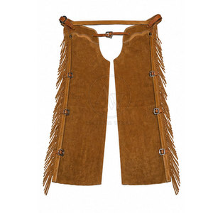 Chaps d'équitation en cuir de qualité supérieure, style western, disponibles dans toutes les couleurs et tailles - Product Image 5