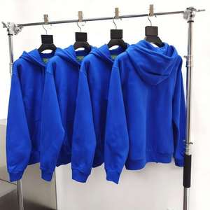 Sweat-shirts à capuche surdimensionnés de haute qualité 100% coton, style décontracté, impression personnalisée du logo en relief pour hommes - Product Image 5