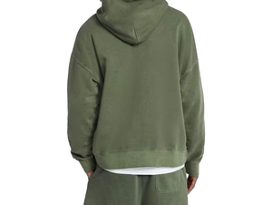 Sudadera con Capucha Extra Grande para Hombre, Otoño, Color Sólido, Felpa de Algodón, Informal, Transpirable, Estilo Otoñal - Product Image 2